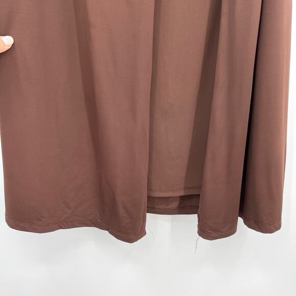 Michael Costello x REVOLVE | Dakoa Gown in Chocolate Brown Cut Out Maxi Dress XS - Picture 8 of 14